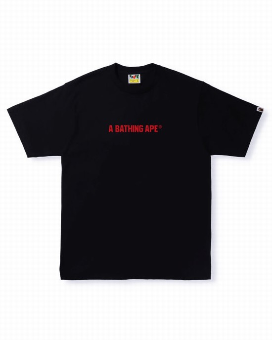 Camiseta Bape Color Camo Busy Works Hombre Negras | TMVIN-7365