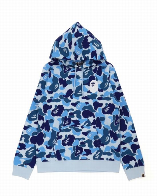 Sudadera Con Capucha Bape Big ABC Camo Ape Head Pullover Mujer Azules | AGDXJ-3985