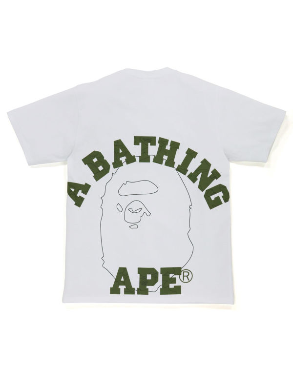 Camiseta Bape Line 1st Camo Face Hombre Blancas | INKZB-2917