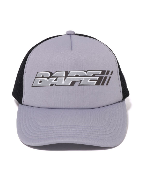 Gorras Bape Racer Mesh Hombre Gris | NLKTQ-6705