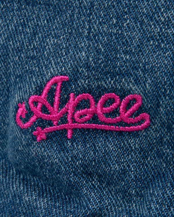 Sombreros Bape Denim bucket Mujer Azules | PIXVO-5923