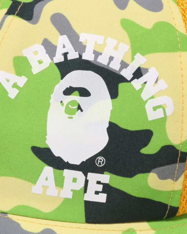 Sombreros Bape Woodland Camo Mesh Niños Verde | SBJFY-8342
